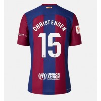 Barcelona Andreas Christensen #15 Heimtrikot Frauen 2023-24 Kurzarm